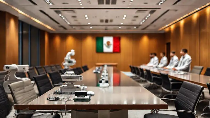 Sala moderna, tecnología y profesionales