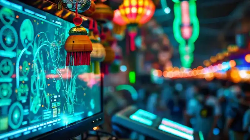 Un festival vibrante y futurista mexicano