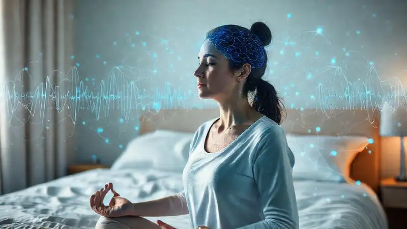 Ondas cerebrales visualizadas: serenidad científica